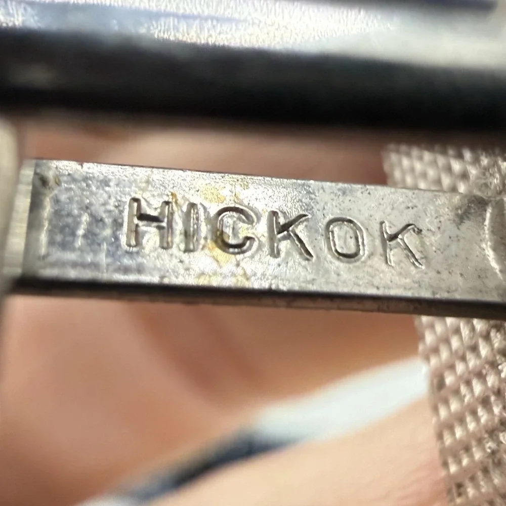 Vintage Hickok Cufflinks Scottish Rite Silver Tone‎ Arrow